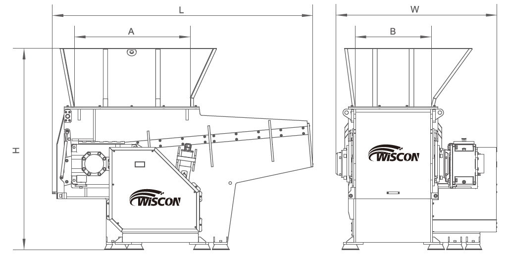 Шредер одновальный Wiscon P3120 архитектура