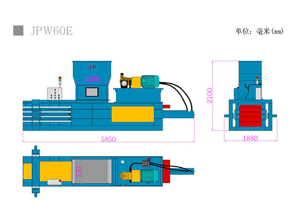 Горизонтальный пресс JEWEL JPW60E архитектура