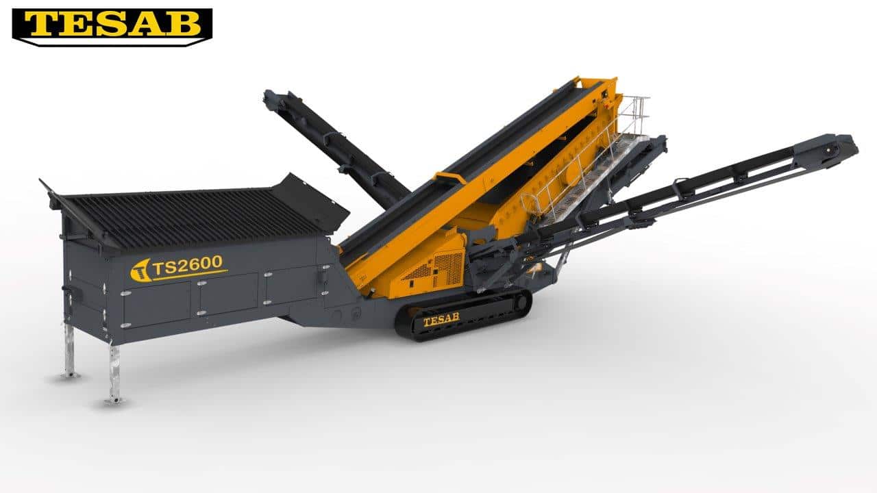 Мобильный грохот TESAB TS 2600 фото